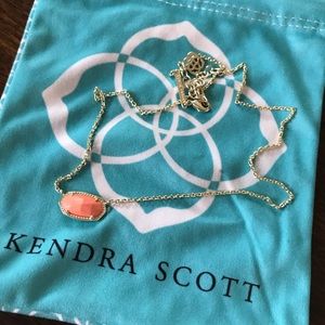 Coral Kendra Scott Elisa Necklace